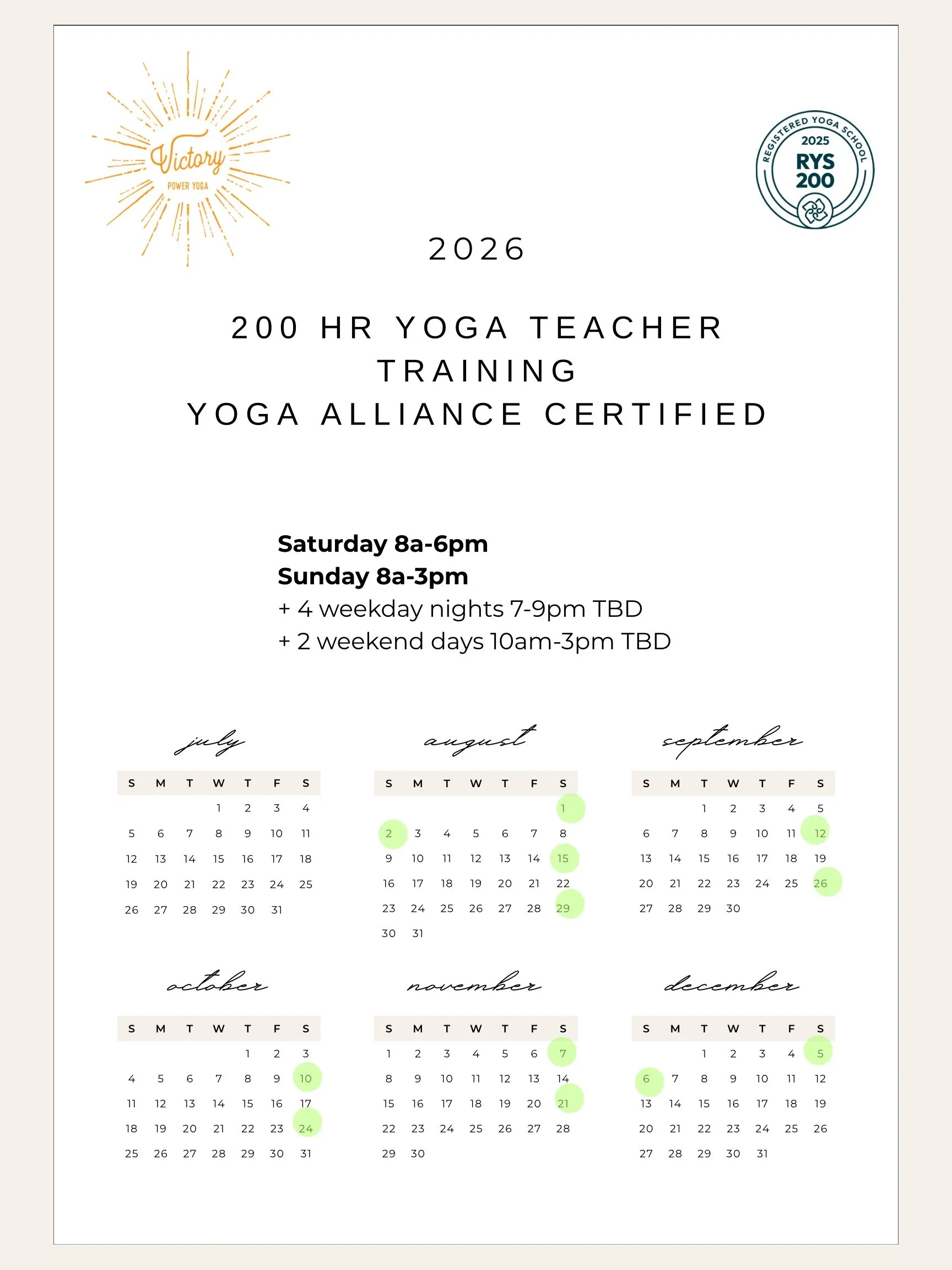 Teacher Training — Victory Power Yoga